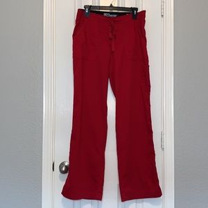 Women’s Barco Grey’s Anatomy Red Scrub Pants, size Medium